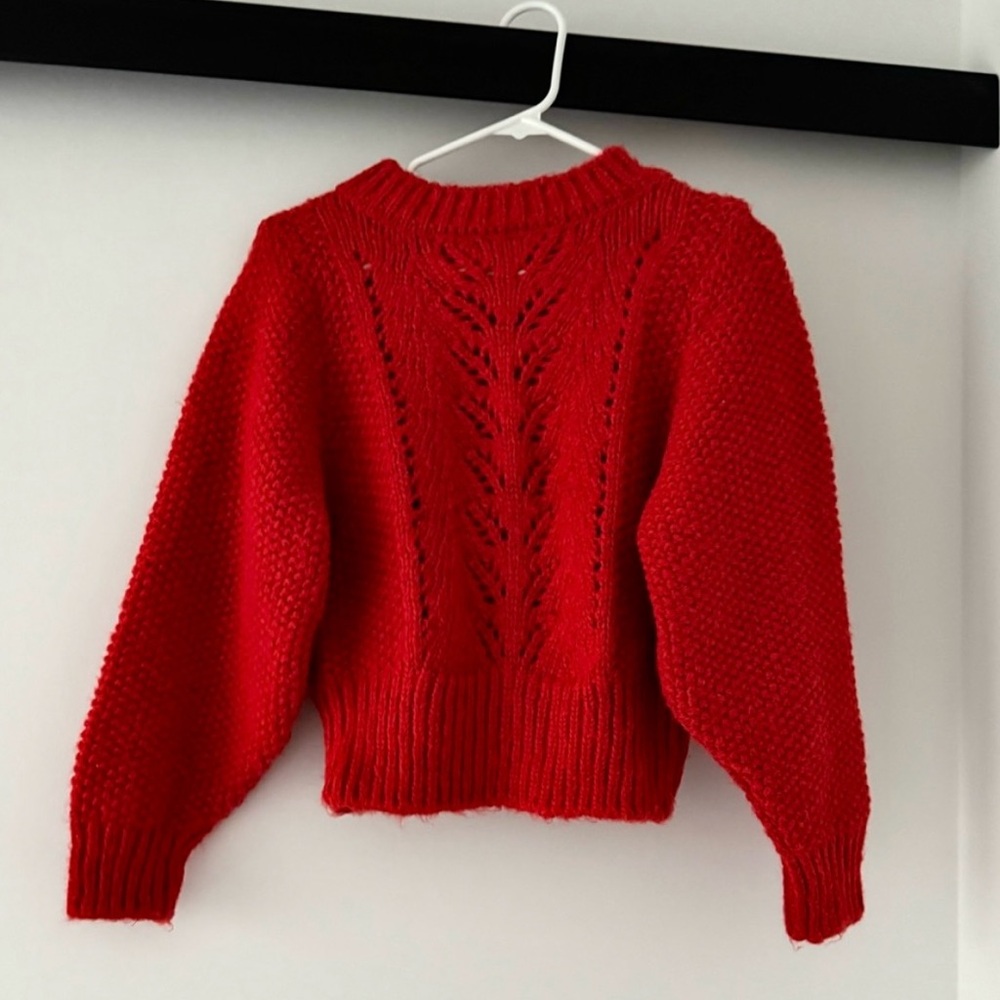 TopShop Chunky Crop Knit Sweater
